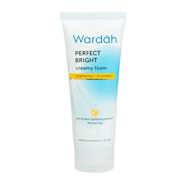 Wardah Perfect Bright Creamy Foam Bright + Oil Control