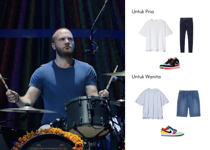Rekomendasi Outfit ke Konser Untuk Pria dan Wanita yang Terinspirasi dari Style Para Personel Coldplay. Para FOMO Wajib Lihat. 4-16